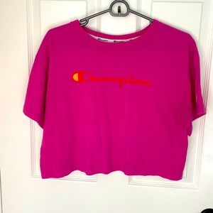Champion Hot Pink Workout tee M